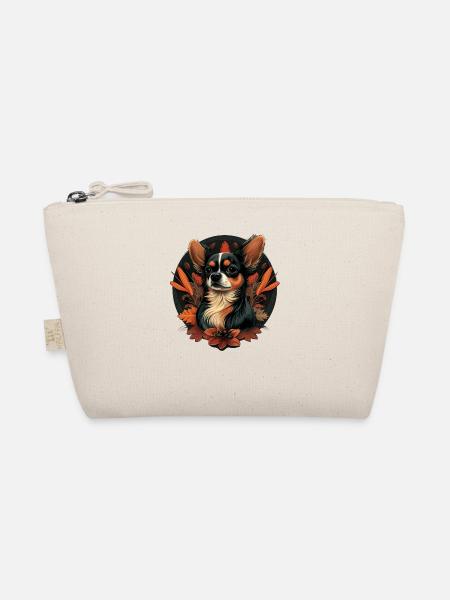 Chihuahua | Thanksgiving Day Farmer Food Autumn - Organic Pouch - nature - Front