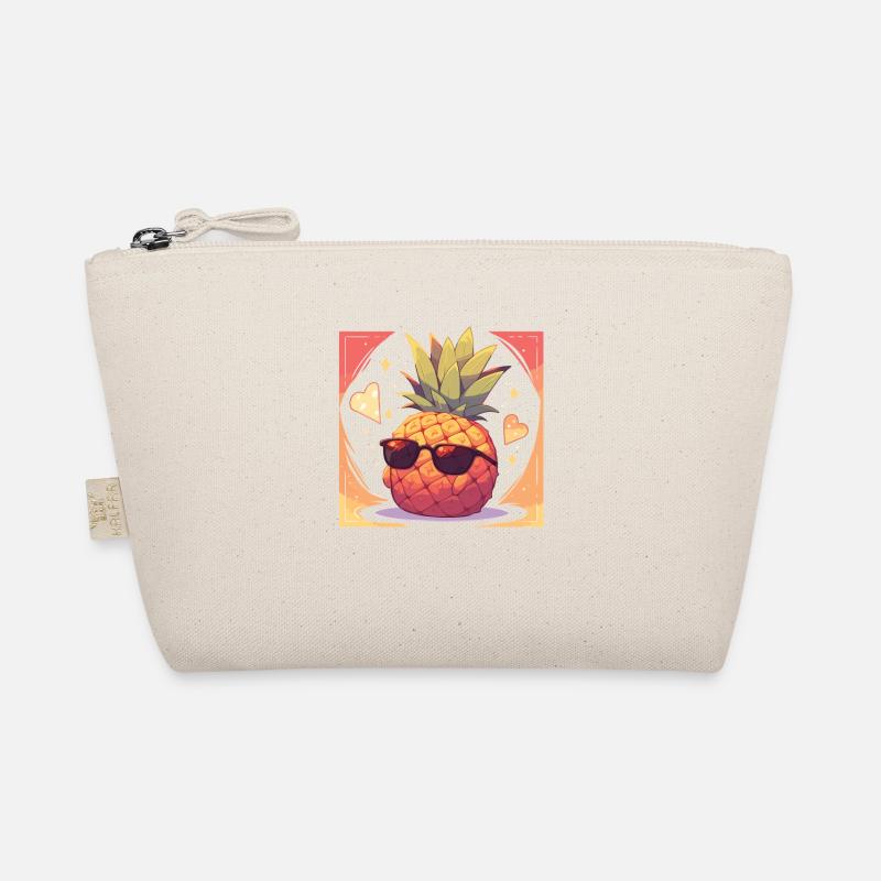 Pineapple Pineapple Sunglasses Fruit Fruit Organic Pouch
