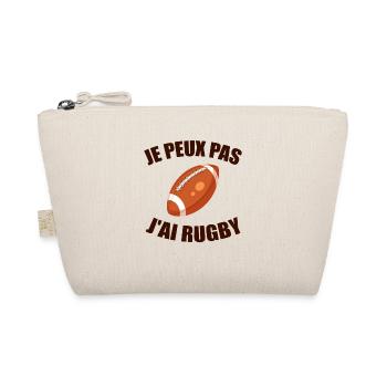 Je Peux Pas J'ai Rugby - Trousse biologique - nature - Devant