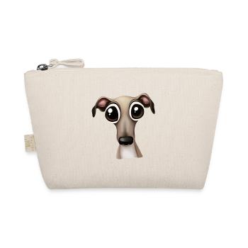Adorable Greyhound Family Design - Organic Pouch - nature - Front