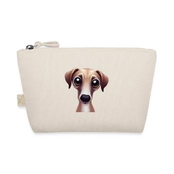 Sleek and Speedy Greyhound Artwork - Organic Pouch - nature - Front