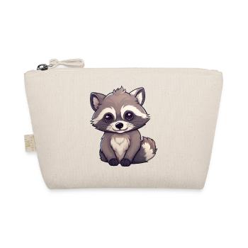 Raccoon - Organic Pouch - nature - Front