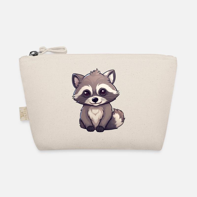 Waschbär - Bio-Täschchen - Natur