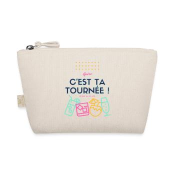 c est ta tournée ! Design humour apéro - Trousse biologique - nature - Devant