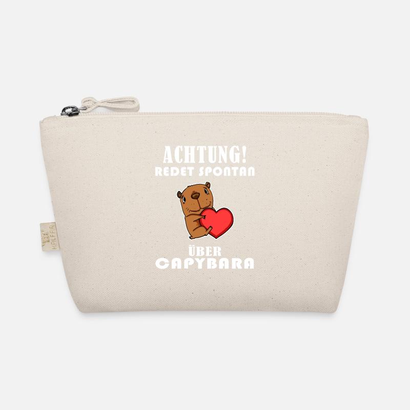 Capybara Wasserschwein Capybaras - Bio-Täschchen - Natur