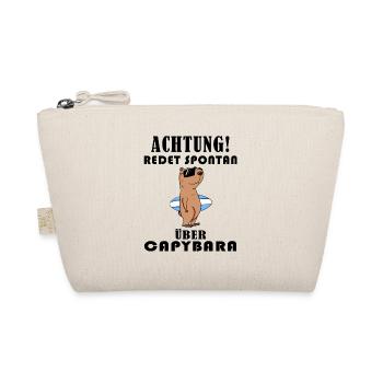 Capybara Wasserschwein Capybaras - Bio-Täschchen - Natur - Vorne