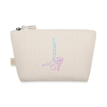 Aerial Yoga Aerialist Gymnastics Dancer Aerial - Organic Pouch - nature - Front