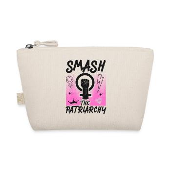 Feminist Smash Patriarchy - Organic Pouch - nature - Front