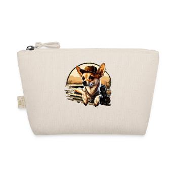 Chihuahua | Trucker Truck Driver Dad Men Car Funny - Organic Pouch - nature - Front