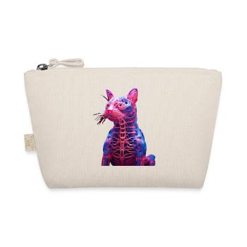 Luminous Anatomy Cat Sculpture - Organic Pouch - nature - Front