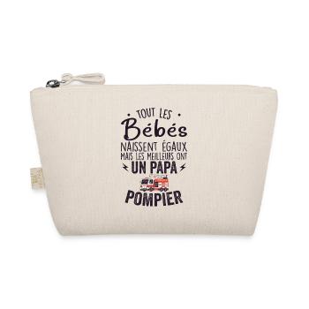 Bébés égaux meilleurs ont un papa pompier - Trousse biologique - nature - Devant