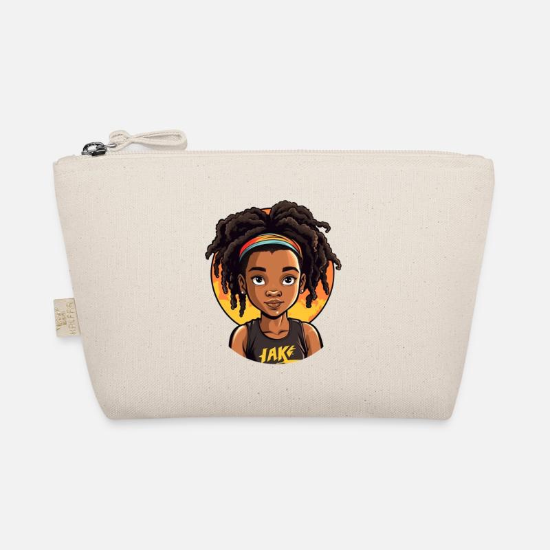 Portrait afro expressif au coucher du soleil Trousse biologique