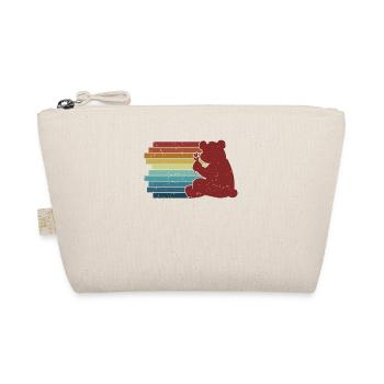 Retro Panda Bear Friend Ailuropoda Melanoleuca - Trousse biologique - nature - Devant