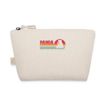 Panda more than an Animal Panda Bear Friend Giant - Organic Pouch - nature - Front