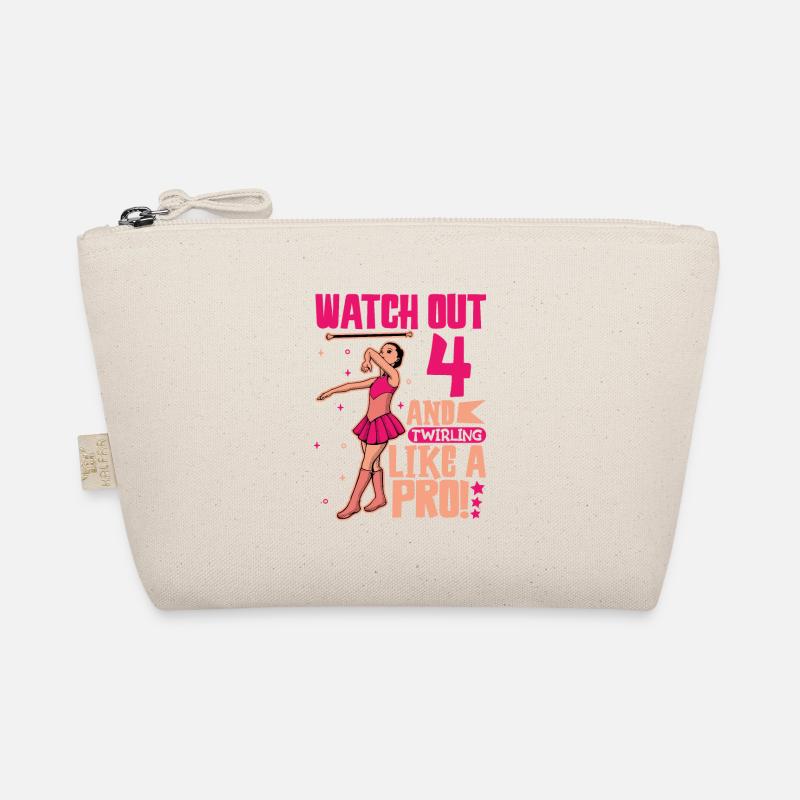 Ich bin 4 - Mädchen Twirling Bio-Täschchen