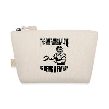 Footballtrainer Footballspieler American Football - Bio-Täschchen - Natur - Vorne
