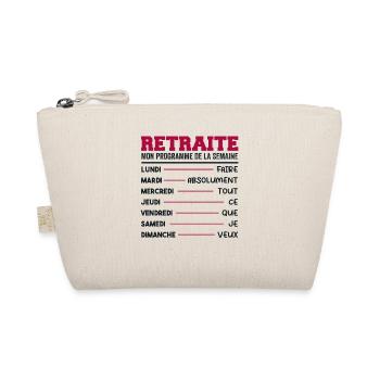 Retraite Mon Programme Humour Retraité Cadeau - Trousse biologique - nature - Devant
