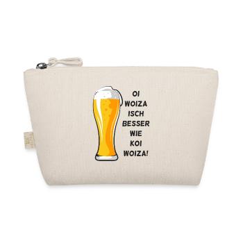 Woiza Weizen Spruch Schwabe Sprüche Schwäbisch - Bio-Täschchen - Natur - Vorne
