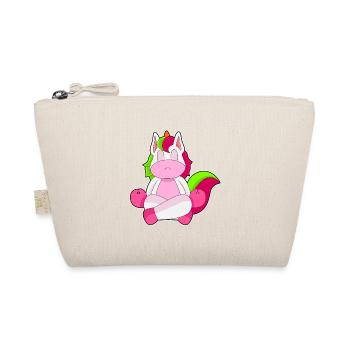 Unicorn Yoga Fitness Meditation - Organic Pouch - nature - Front
