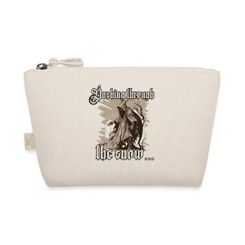 Krampus T-Shirt Furcht & Schrecken zur Weihnacht - Bio-Täschchen - Natur - Vorne