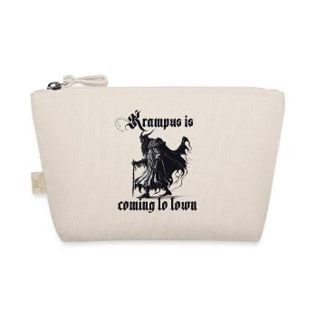 Traditionell Krampus Shirt für die Weihnachtszeit - Bio-Täschchen - Natur - Vorne