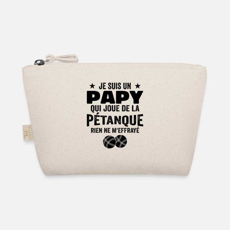 Papy pétanque, Cadeau Papy Qui Joue de la Pétanque Trousse biologique