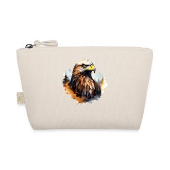 Golden Eagle Eagle Falconer Hunter Wilderness White-tailed Eagle - Organic Pouch - nature - Front