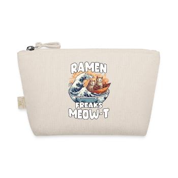 Kawaii Neko et Kanagawa wave pour les amateurs de ramen - Trousse biologique - nature - Devant