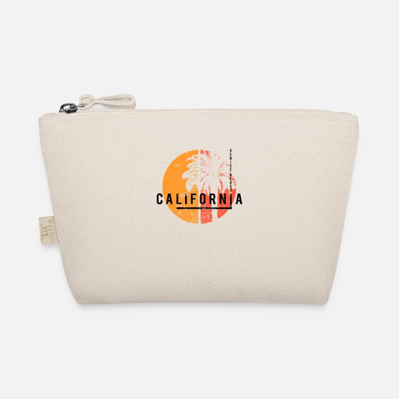 Venice Beach California Cool Native Palm Tree Organic Pouch