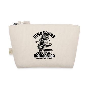 Mundharmonikaspieler Zitat für Mundharmonika - Bio-Täschchen - Natur - Vorne