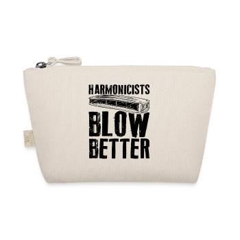 Mundharmonika Instrument und Mundharmonika - Bio-Täschchen - Natur - Vorne