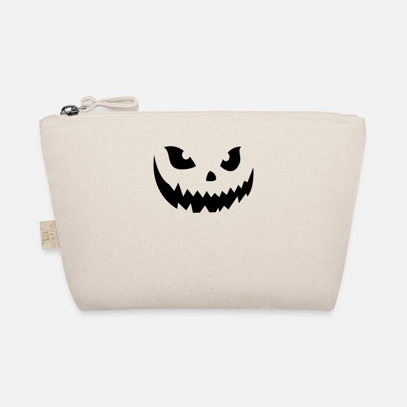 Spooky Halloween Design: Lantern Pumpkin Organic Pouch