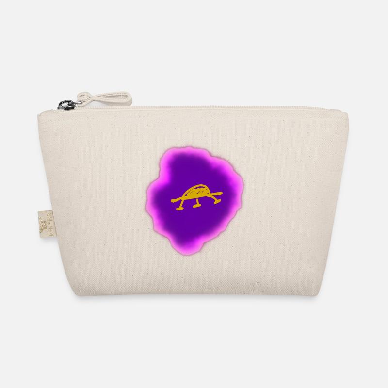 lila ufo Bio-Täschchen