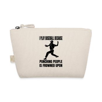 Baseball Baseball Player Baseball Baseball Team - Organic Pouch - nature - Front