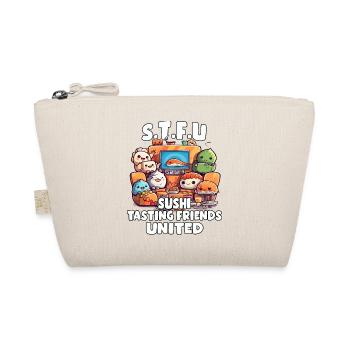 Sushi Otaku T-Shirt for Anime and Japan Fans - Organic Pouch - nature - Front