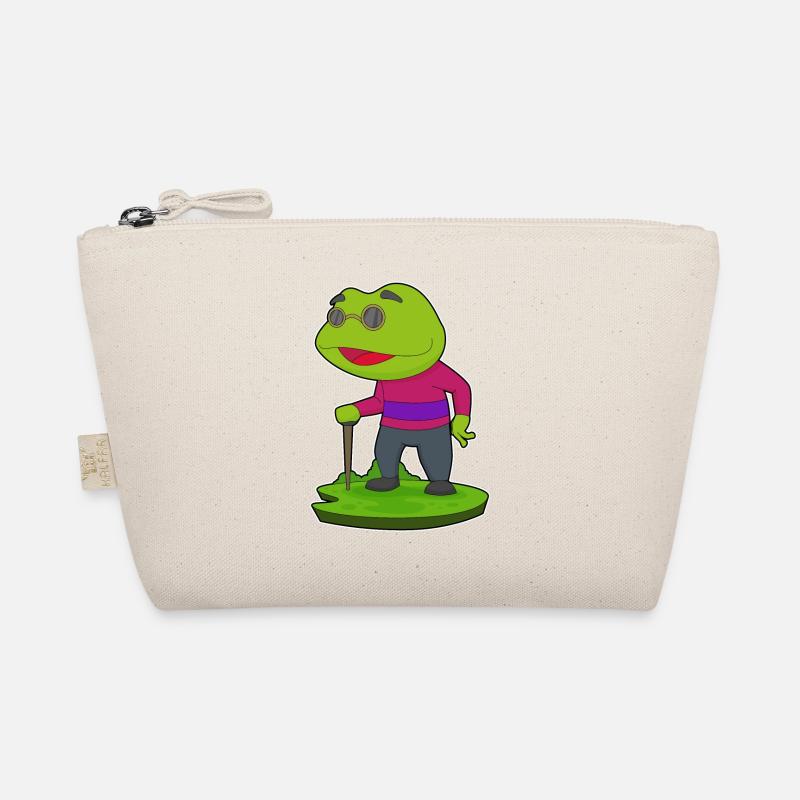 Frog Pensioner Walking Stick Organic Pouch