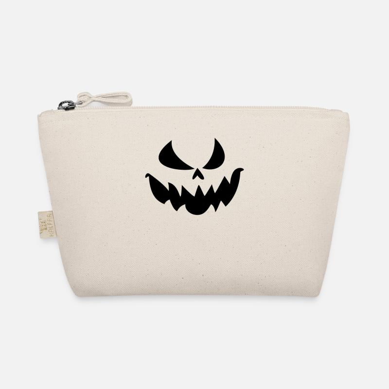 Goosebumps Treat: Halloween Jack O'Lantern Face Organic Pouch