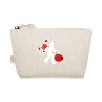 Père Noël chevauchant Bigfoot Sasquatch Drôle - Trousse biologique - nature - Devant