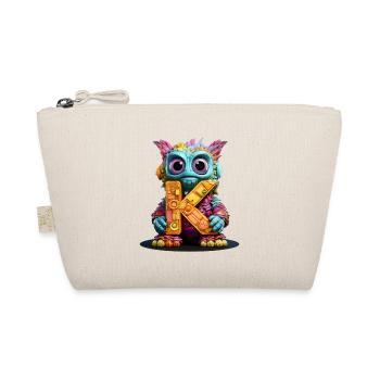 Puppet with letter X Alphabet Letter K - Organic Pouch - nature - Front
