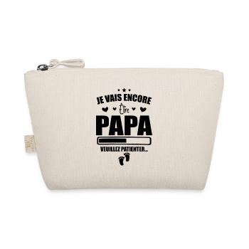 Je Vais Encore être Papa - Cadeau Futur Papa - Trousse biologique - nature - Devant