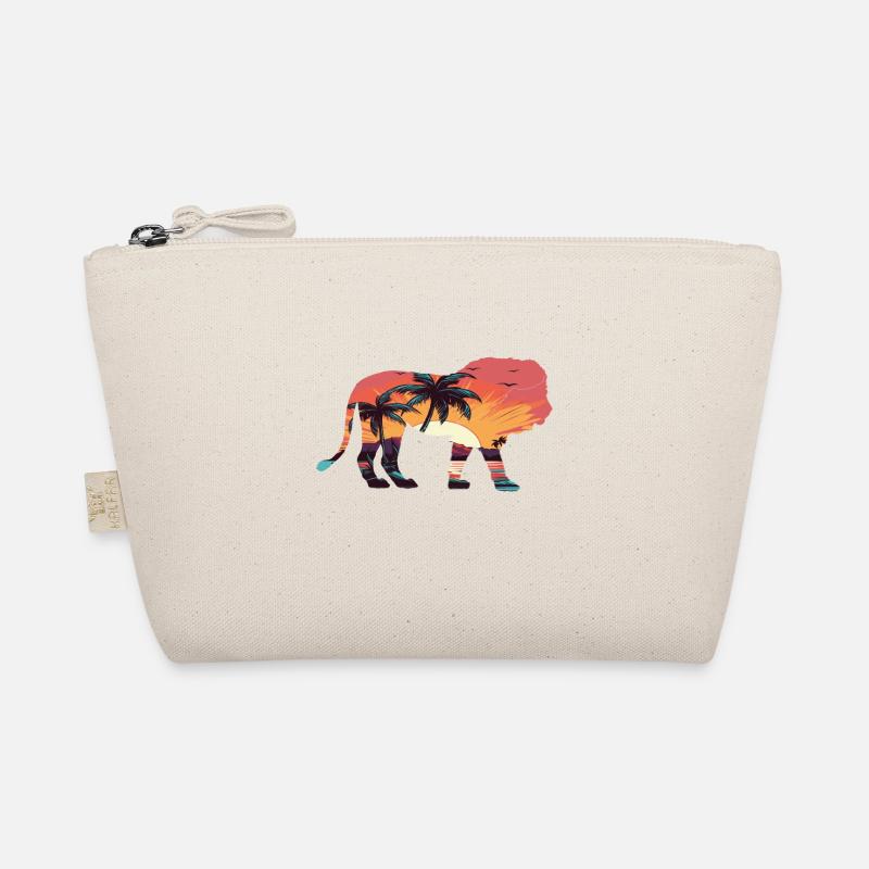 Lion walking Organic Pouch