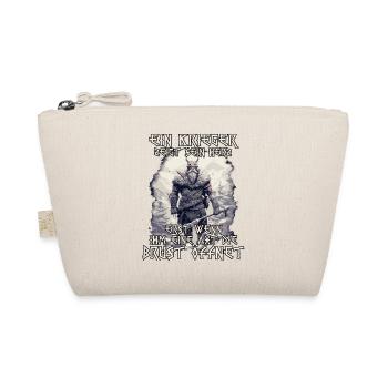 Ragnar Legendärer Krieger Wikinger Nordisch - Bio-Täschchen - Natur - Vorne