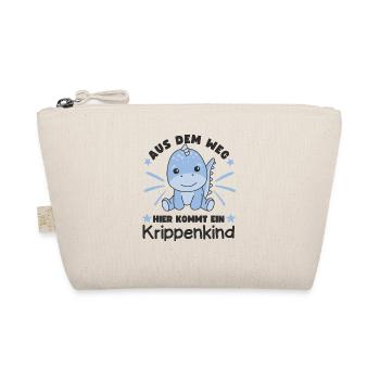 Aus Dem Weg Hier Kommt Ein Krippenkind Dino - Bio-Täschchen - Natur - Vorne