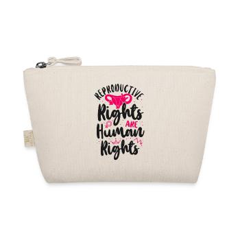 Feminist Reproductive Rights Are - Organic Pouch - nature - Front