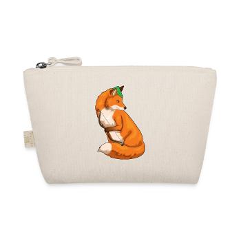 Fuchs Bogenschütze Bogen - Bio-Täschchen - Natur - Vorne
