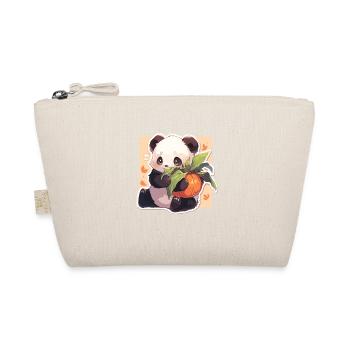 Panda Pandas Pandabären Baby Panda Tiere - Bio-Täschchen - Natur - Vorne