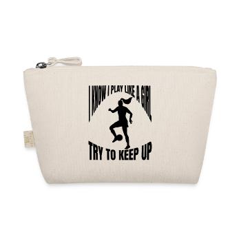 Soccer Design Soccer Team Soccer Player - Organic Pouch - nature - Front
