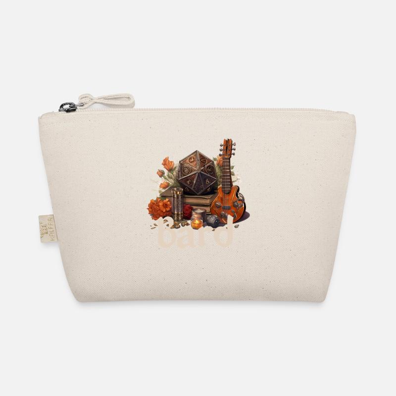 Bard with D20 & Items – Fantasy RPG Design Organic Pouch