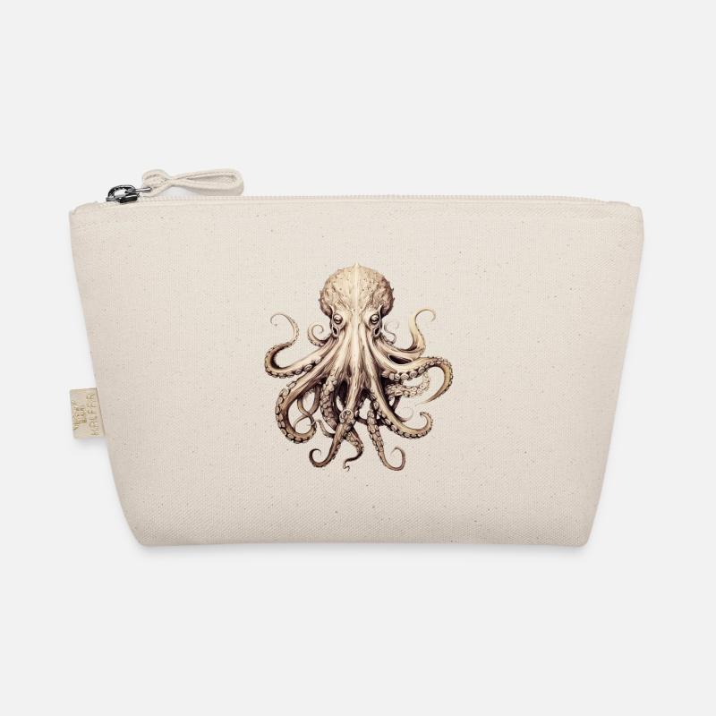 Octopus - stylish, modern, abstract - Kraken Organic Pouch
