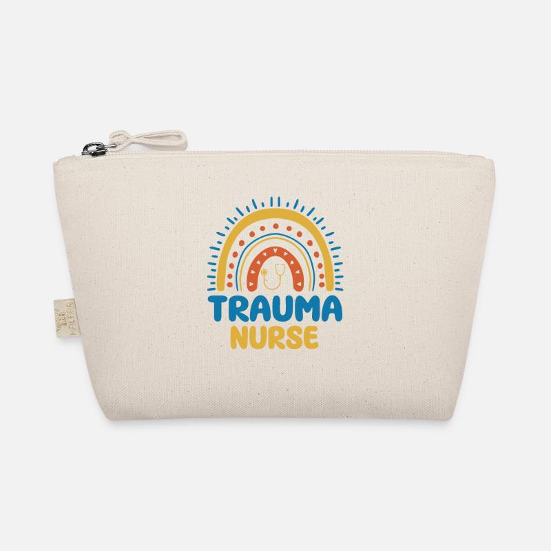 Trauma Nurse Boho Rainbow Design Organic Pouch